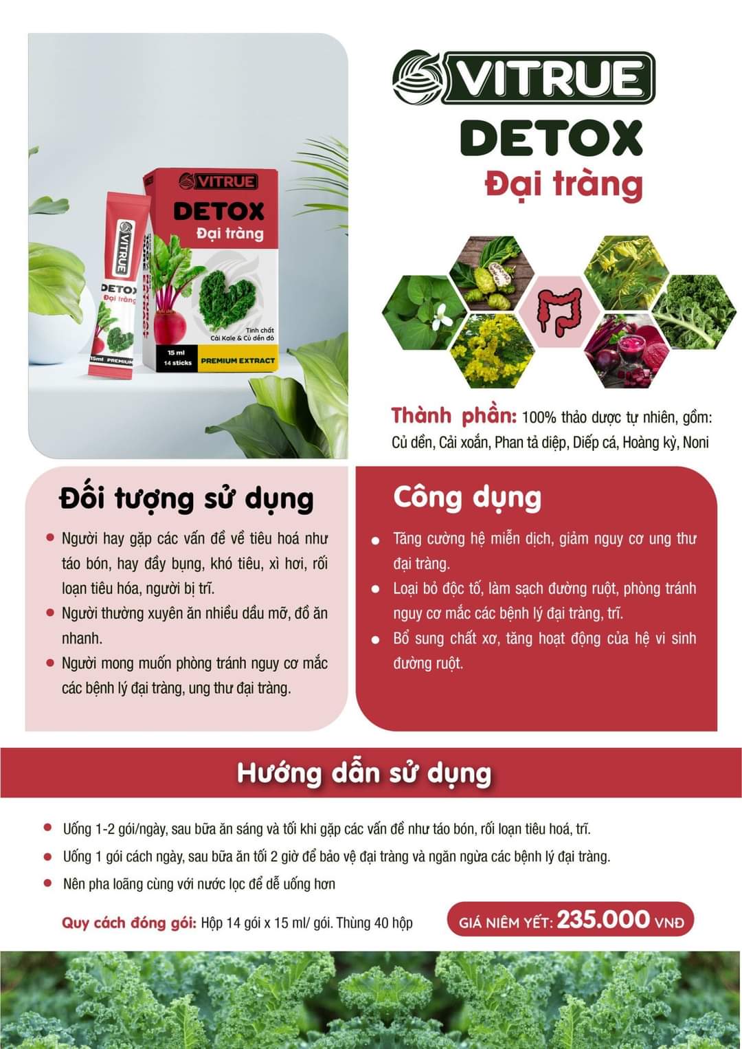 VITRUE Detox Đại Tràng