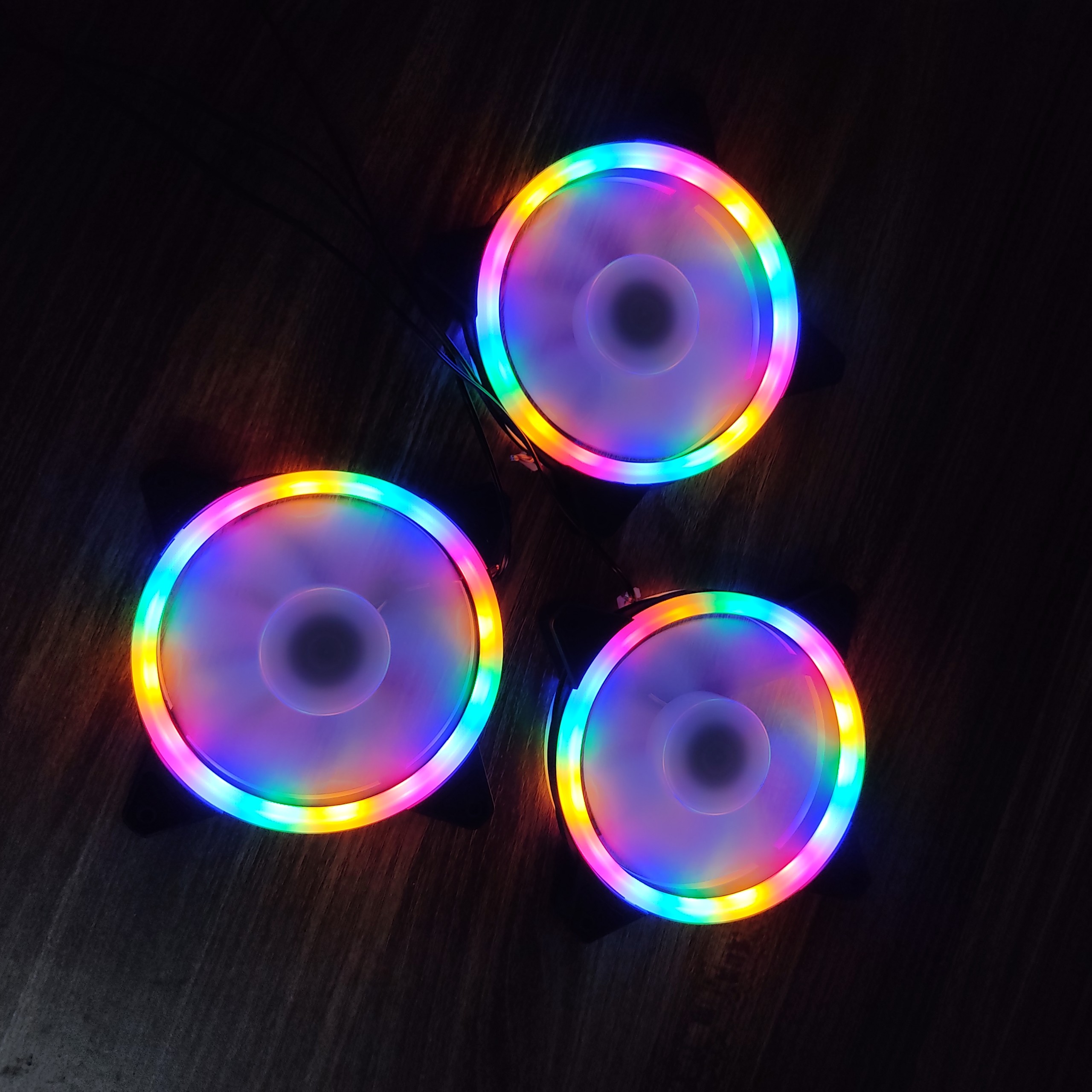 Quạt tản nhiệt, Quạt làm mát máy tính, Fan led, Fan case RGB, cắm trực tiếp không cần Hub