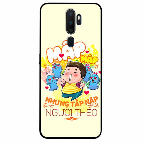 Hình ảnh Ốp lưng in cho Oppo A9 2020  Mẫu Mập Tấp Người Theo Nam