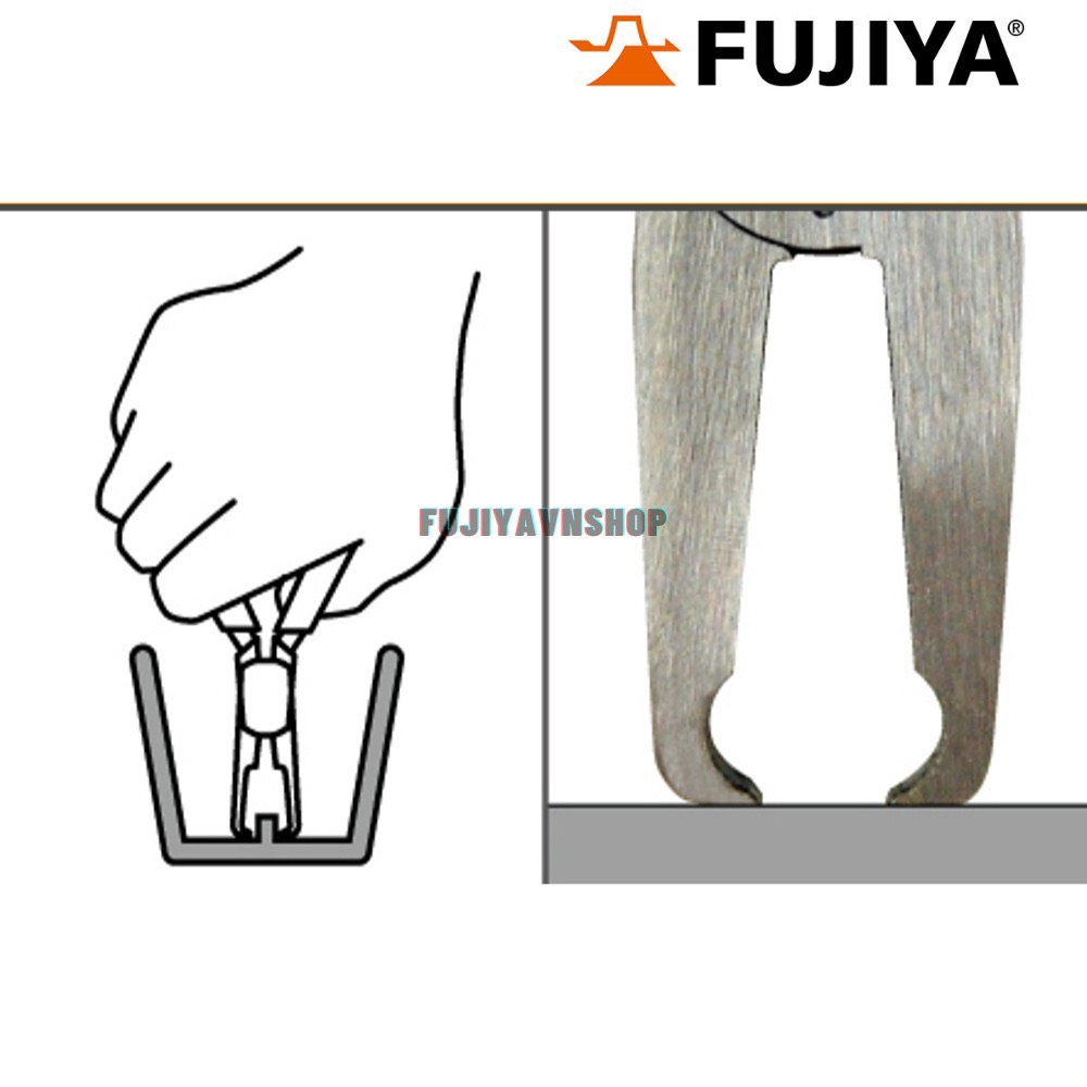 Kìm cắt nhựa sát rìa sản phẩm Fujiya 910-150