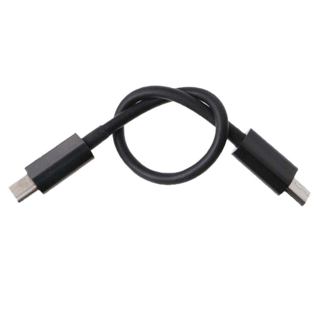 USB C Type C to Micro USB Charging Data Transfer Adapter Cable 0.25M Black