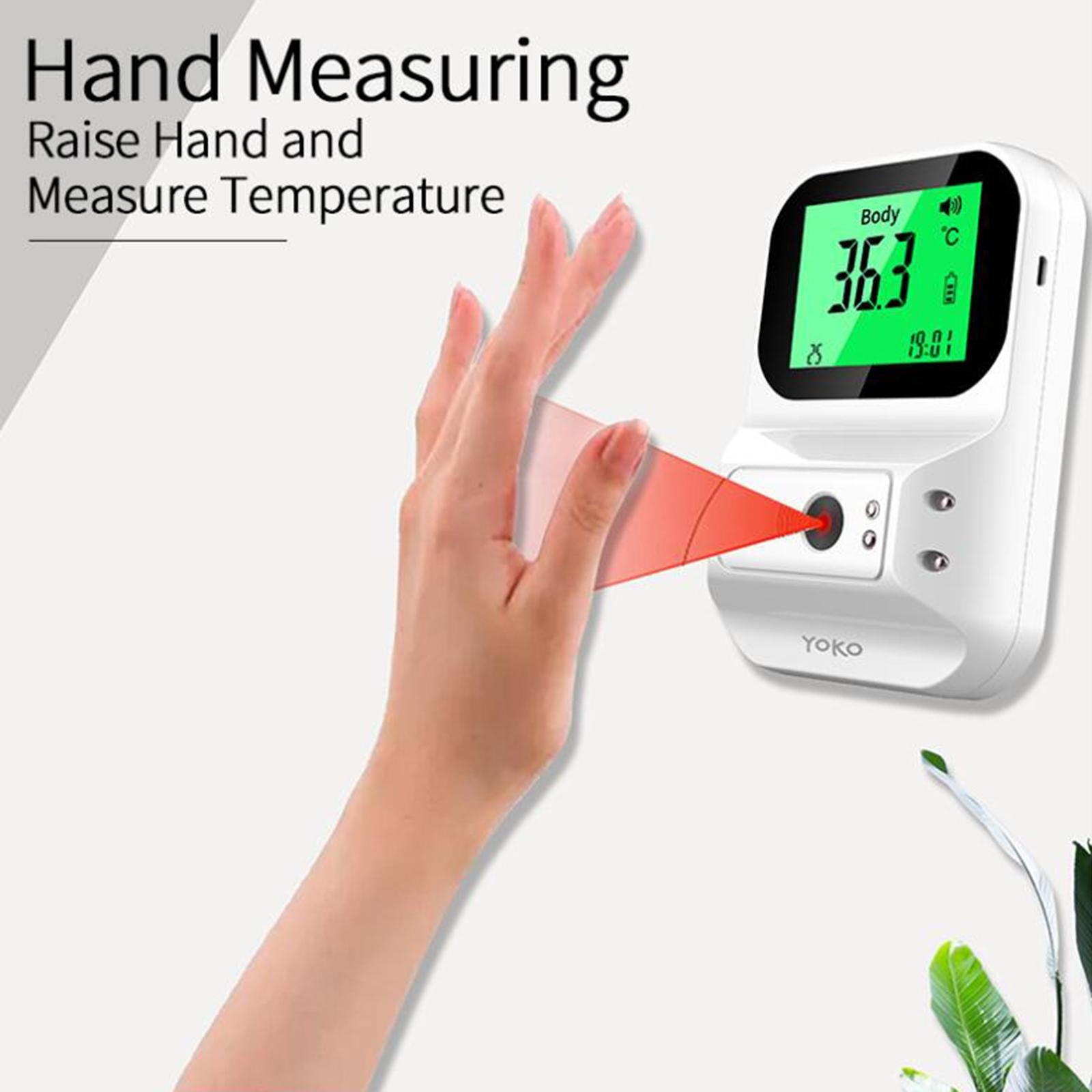 Wall-Mounted Body Thermometer Non- Infrared Digital Thermometer