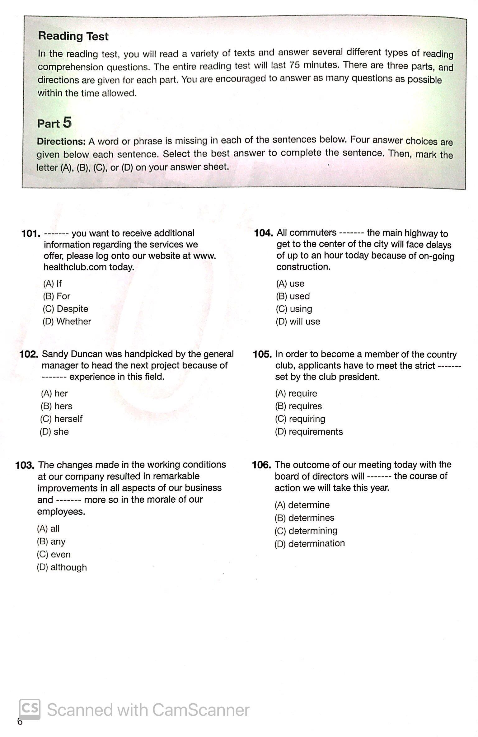 1000 Reading Comprehension Practice Test Items For The New Toeic Test (Tái Bản)