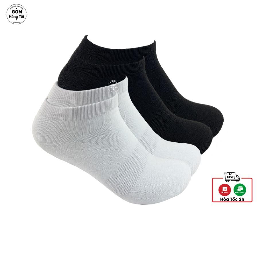 Tất vớ cổ ngắn nam nữ GOMTAT chất liệu cotton cao cấp, êm mềm đi mát, thiết kế thoáng khí - GOM-KLB-TRONNGAN