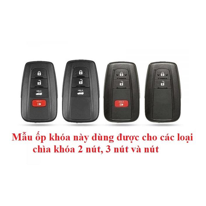 Ốp Chìa khóa cho xe Toyota Cross, Corolla Cross 2021 2020, Toyota Camry mẫu mới nhất 2021, 2020, 2019
