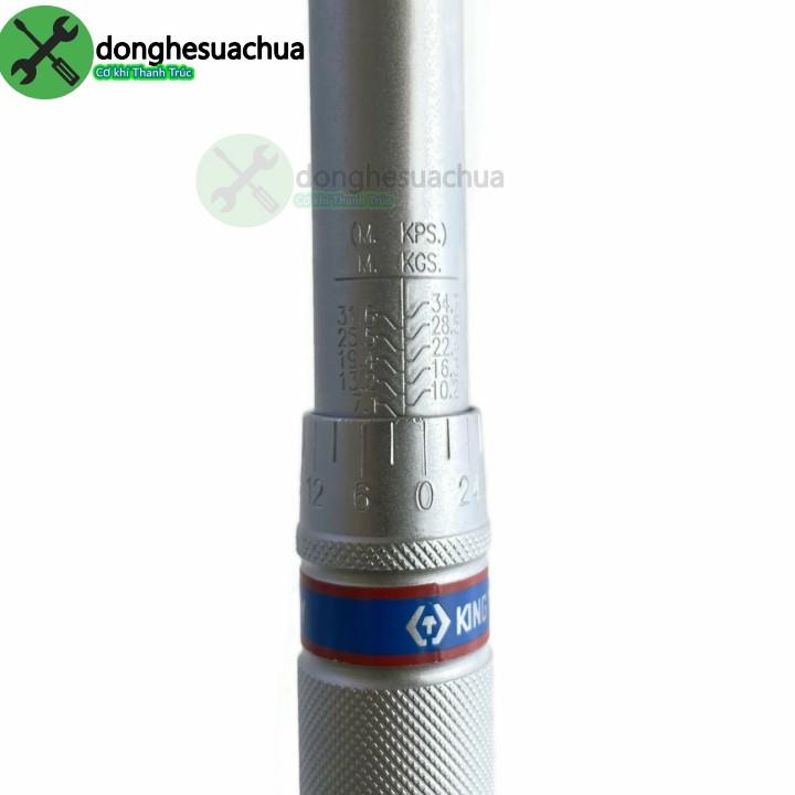 Cần siết lực 1/2 Kingtony 34423-2A 70-340N.m dài 570mm