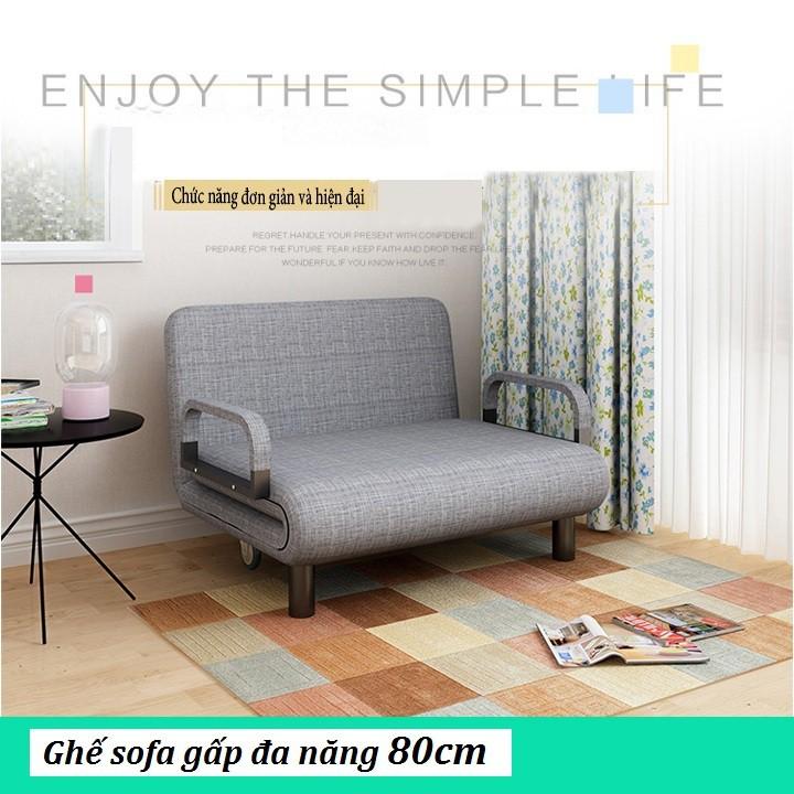 Ghế sofa giường 80cm phù hợp cho phòng nhỏ, phòng trọ, chung cư