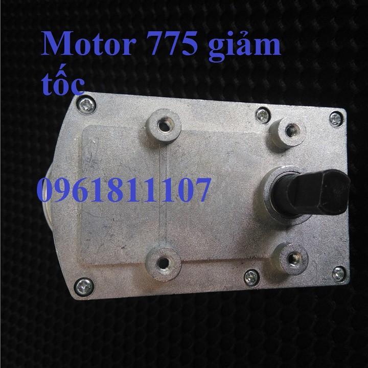 [Nhông kim loại] Motor dùng cho giảm tốc 775 12V 50 vòng 24v 100 vòng