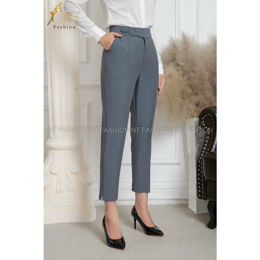 ( 4 màu, 4 size) QUẦN TÂY CÔNG SỞ NÚT BỌC HÀNG THIẾT KẾ CHUẢN
