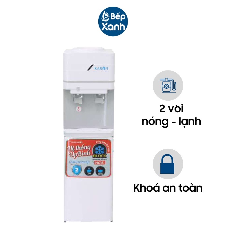 Cây Nóng Lạnh Karofi Úp Bình HC15 - Hàng Chính Hãng