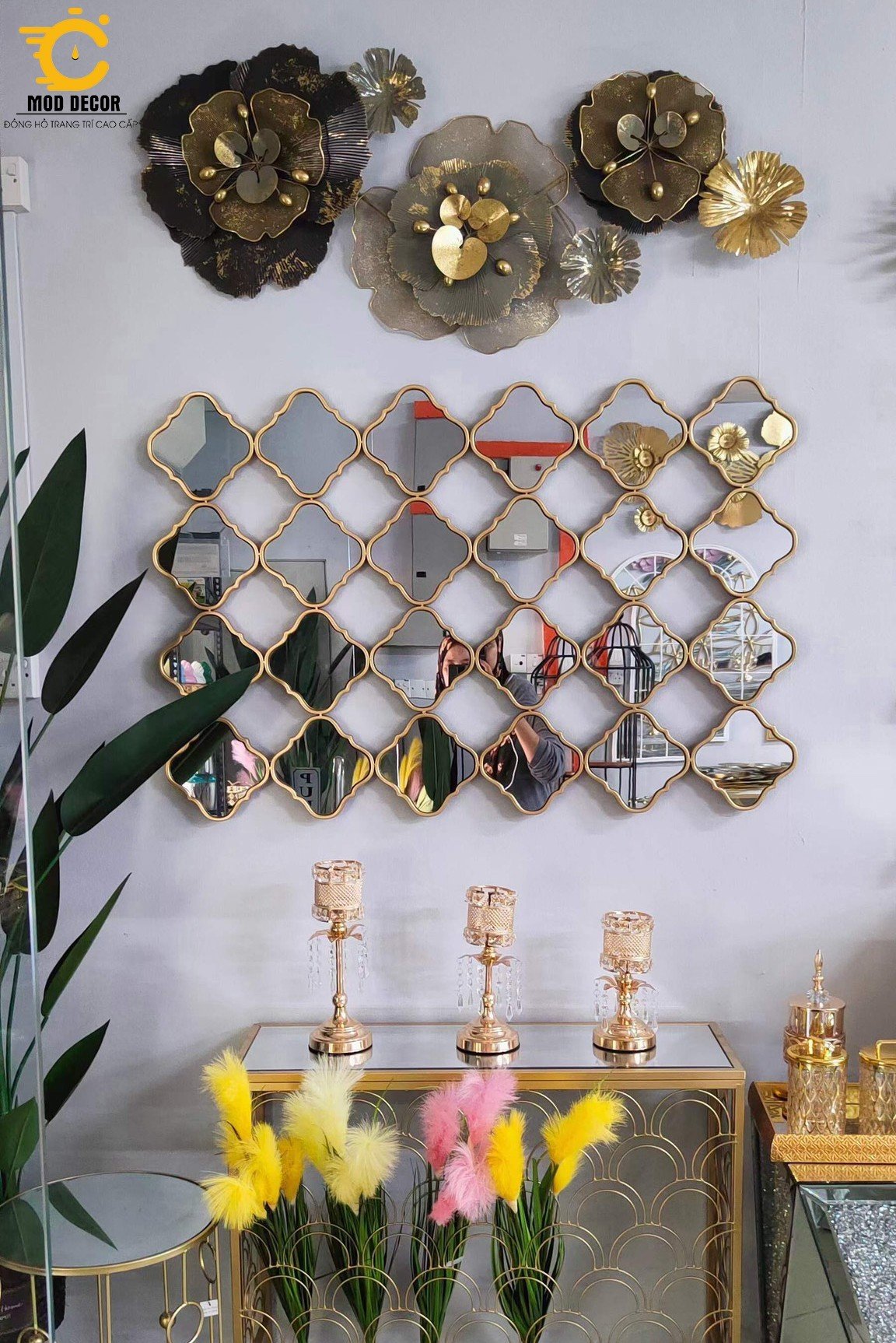 Tranh sắt treo tường trang trí MOD Decor, phong cách Bắc Âu nghệ thuật Lianzhang JJT mã 2025Đ