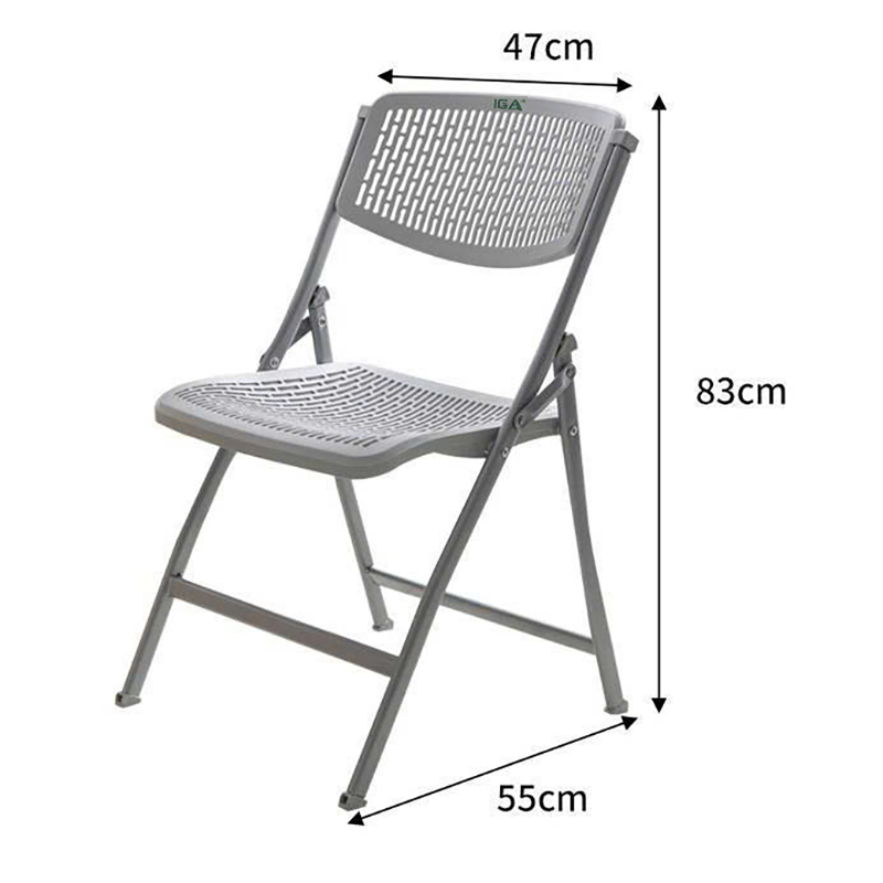 Ghế gấp gọn tựa lưng ngồi làm việc học tập, ghế văn phòng, ghế bàn ăn đa năng thương hiệu IGA - GN92