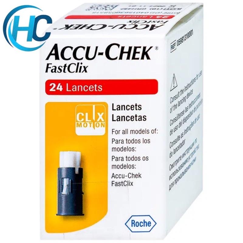 Kim Lấy Máu Accu-Chek FastClix (24 Cái)