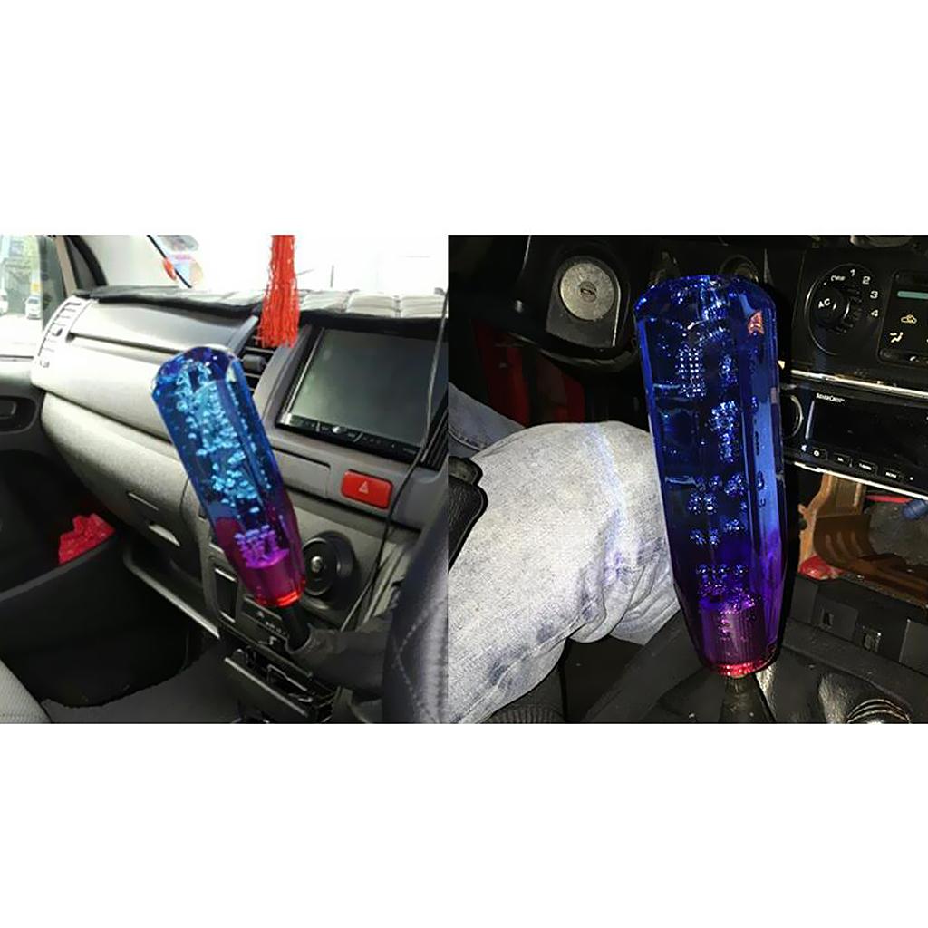 Octagon Crystal Bubble Gear Shifter Shift Knob For Manual Car