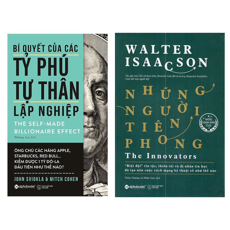 Combo Sách Kinh Tế: Bí Quyết Của Các Tỷ Phú Tự Thân Lập Nghiệp + Những Người Tiên Phong