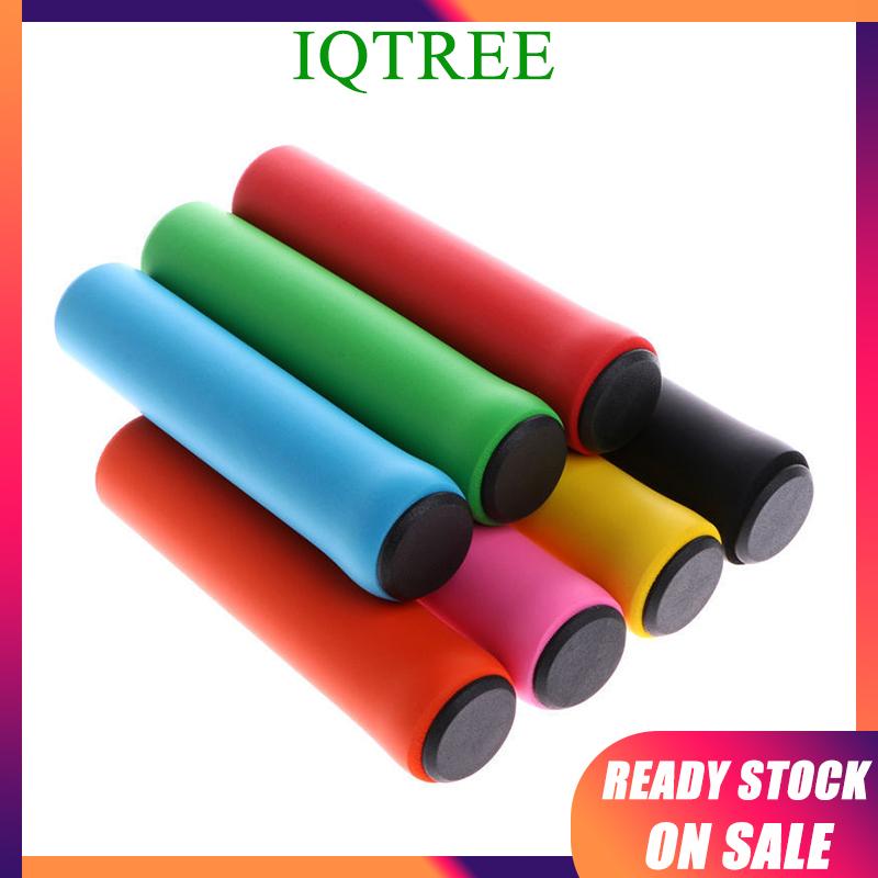 2 cái Siêu Mềm Tay Cầm Xe Đạp Thanh Tay Cầm Xe Đạp Xe Đạp Tay Cầm Silicone Chống Trượt Tay Lái Chống Trượt Chống sốc-hấp thụ
