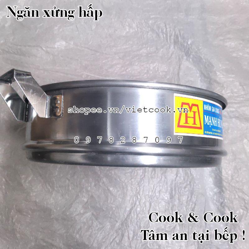 Ngăn xửng hấp bánh bao size 46 cm nhôm/ Hấp hải sản/ Hấp rau củ quả