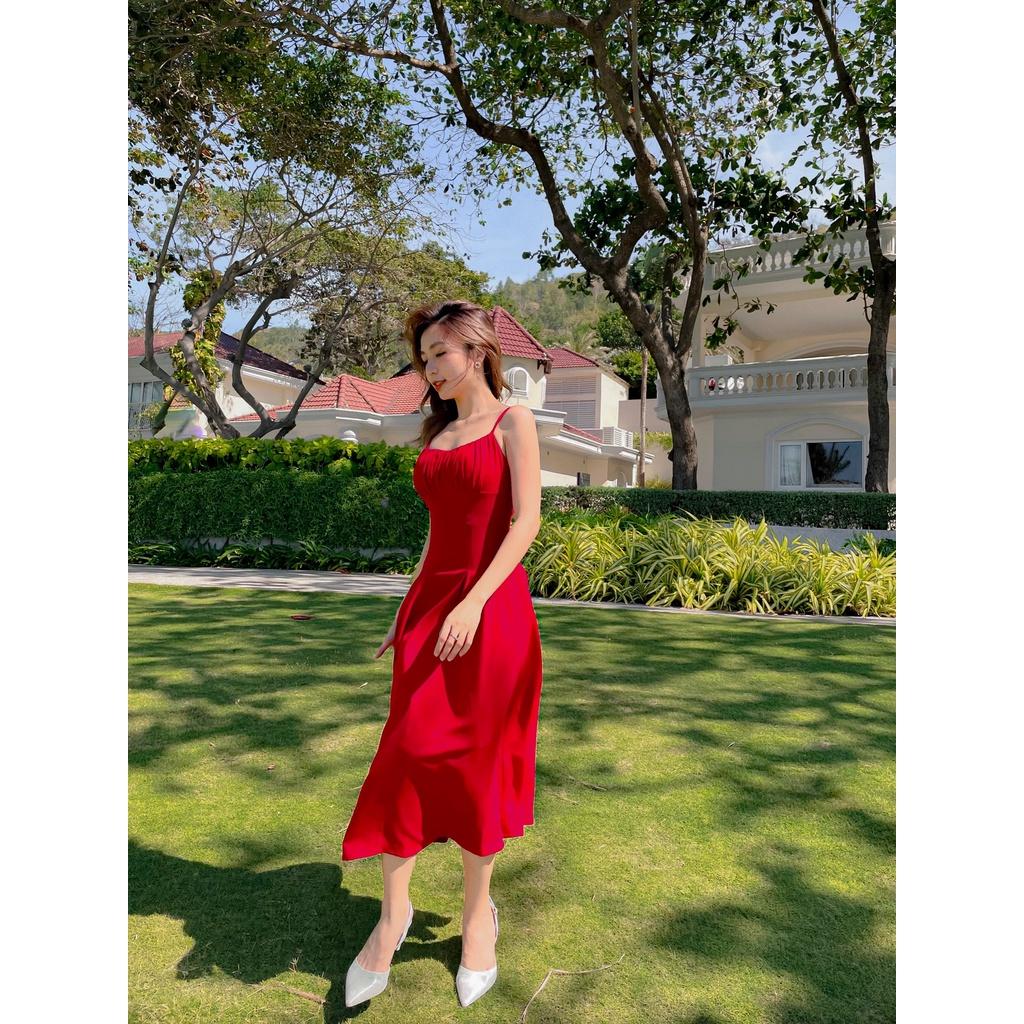 Hulley Dress | Đầm hai dây maxi dáng dài thiết kế cao cấp Story.clothes thời trang nữ