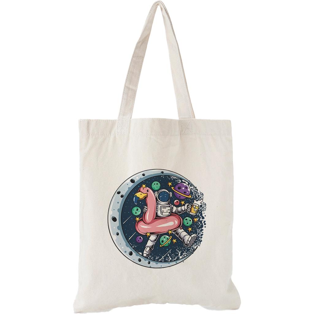 Túi vải Canvas Trương Gia Túi Vải - Túi Canvas bộ sưu tập Phi Hành Gia - nhiều kích thước