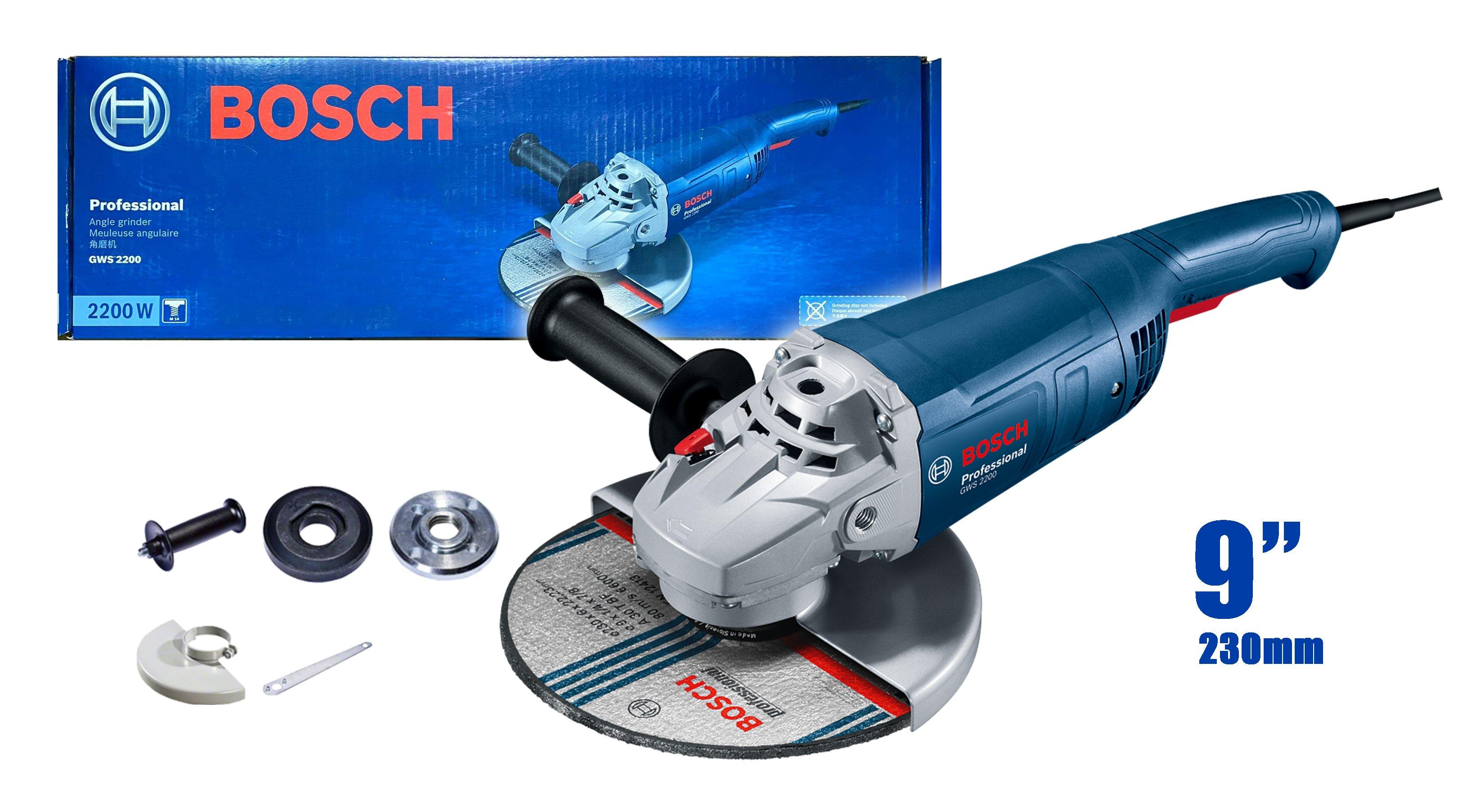 MÁY MÀI GÓC 2200W 230MM BOSCH GWS 2200-230 - HÀNG CHÍNH HÃNG