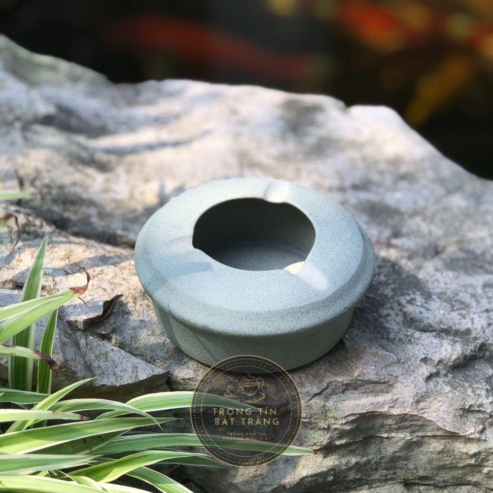 Gạt Tàn Hồng Sa Bát Tràng Trơn DCTBT 03