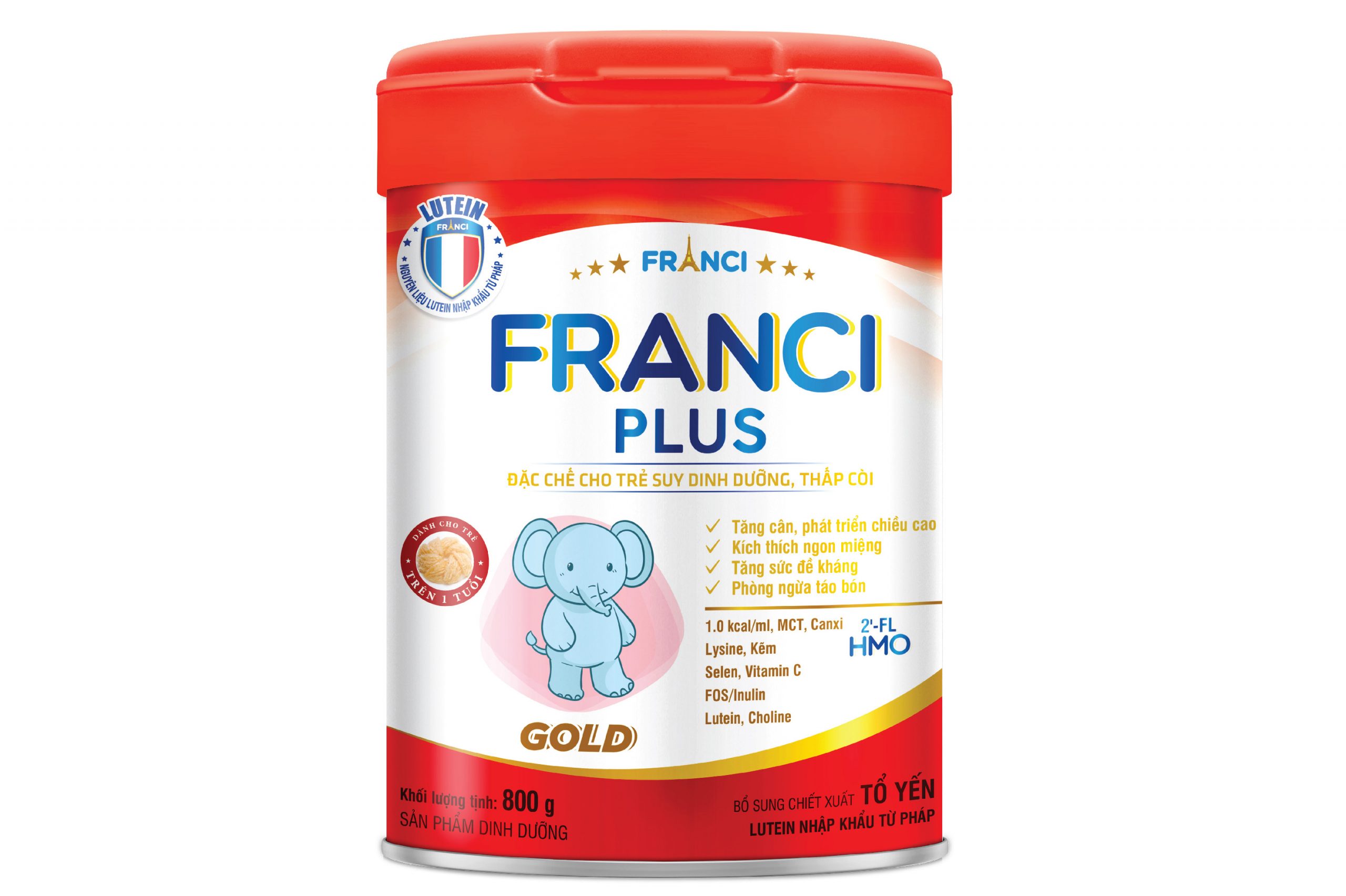 Sữa công thức FRANCI PLUS GOLD lon 800g – Giúp bé không còn suy dinh dưỡng, thấp còi