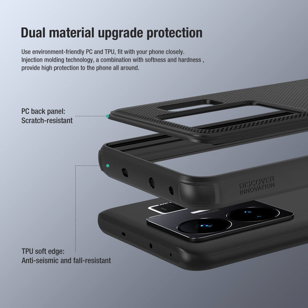 Ốp lưng dành cho Realme GT Neo 5 cao cấp Nillkin Frosted Shield Pro - Hàng nhập khẩu