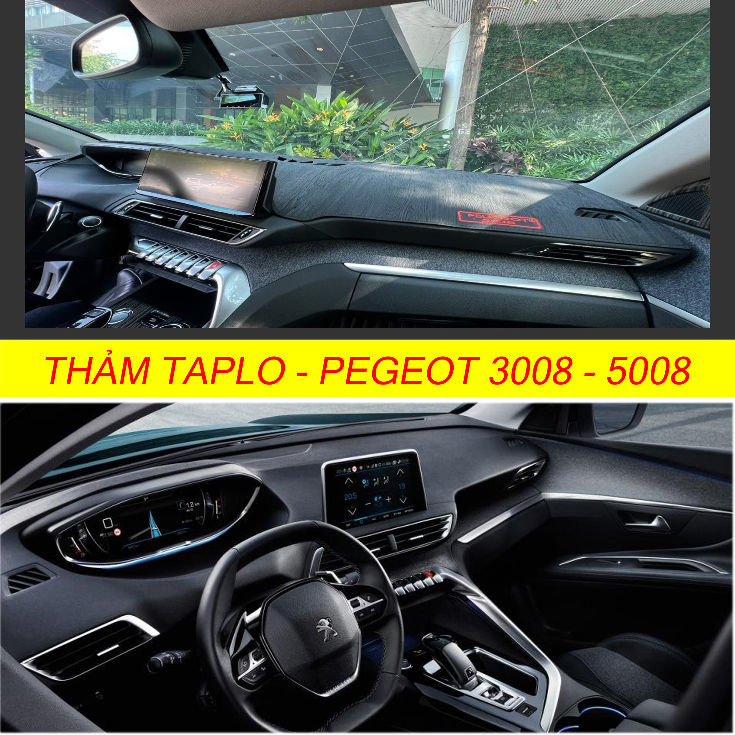 Thảm taplo da cacbon,vân gỗ, da lộn, da pu mới nhất, chuẩn form