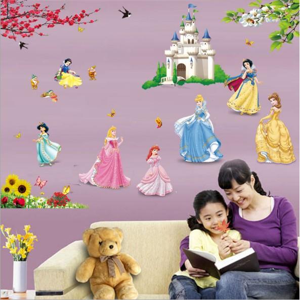 Decal trang trí Các Công Chúa Cổ Tích
