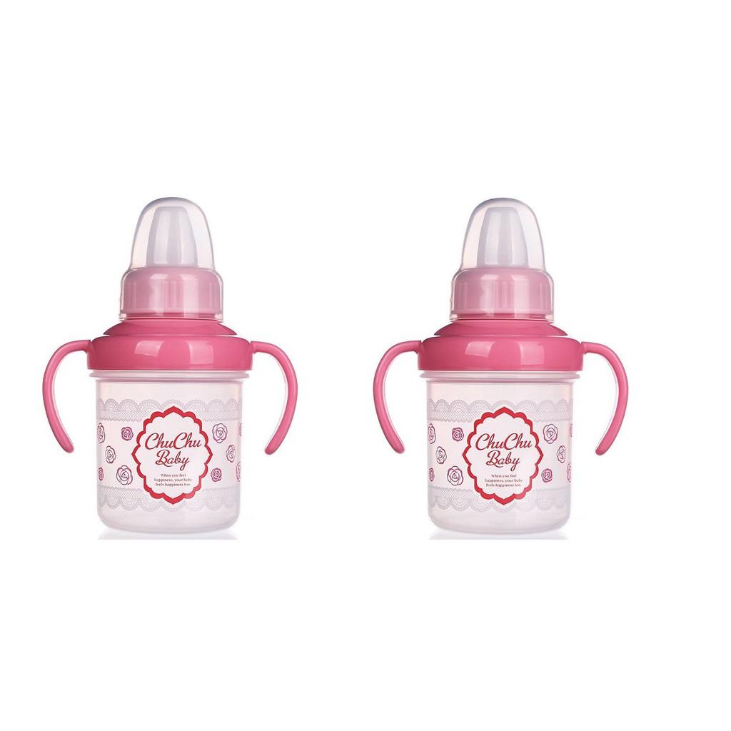 Bình uống nước có núm Chuchu 200ml