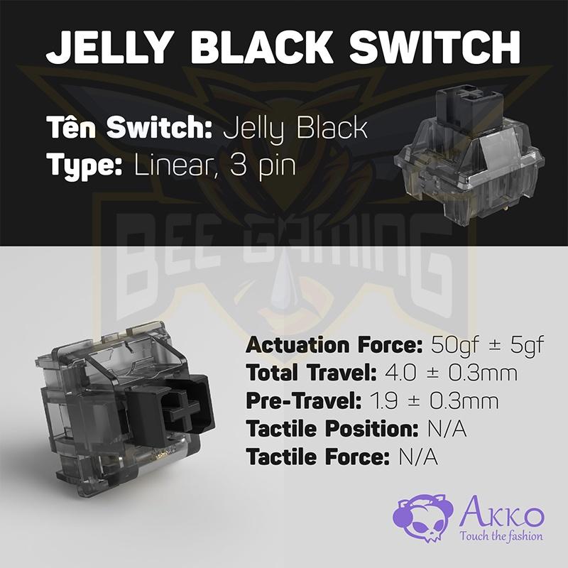 Bàn phím cơ chính hãng AKKO 5108S Black Pink (Hotswap / RGB / Foam tiêu âm / AKKO CS Jelly Switch