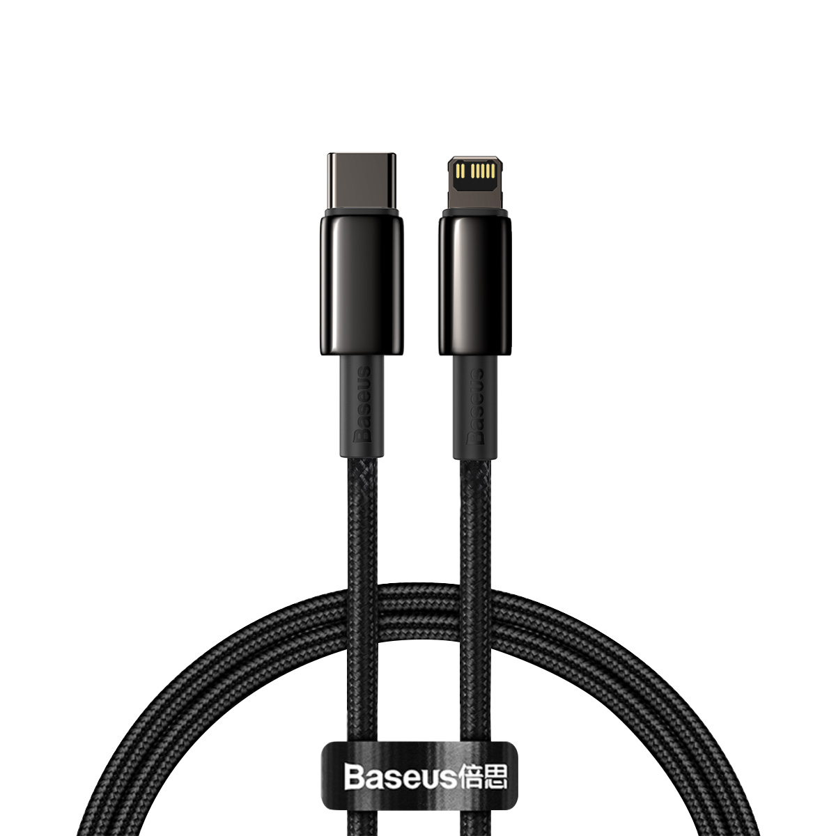 Cáp sạc nhanh, siêu bền C to Lightning 20W Baseus Tungsten Gold dùng cho iPhone 12/ iP11 Series/ iPXS Max (20W, Fast Charging &amp; Data Cable)