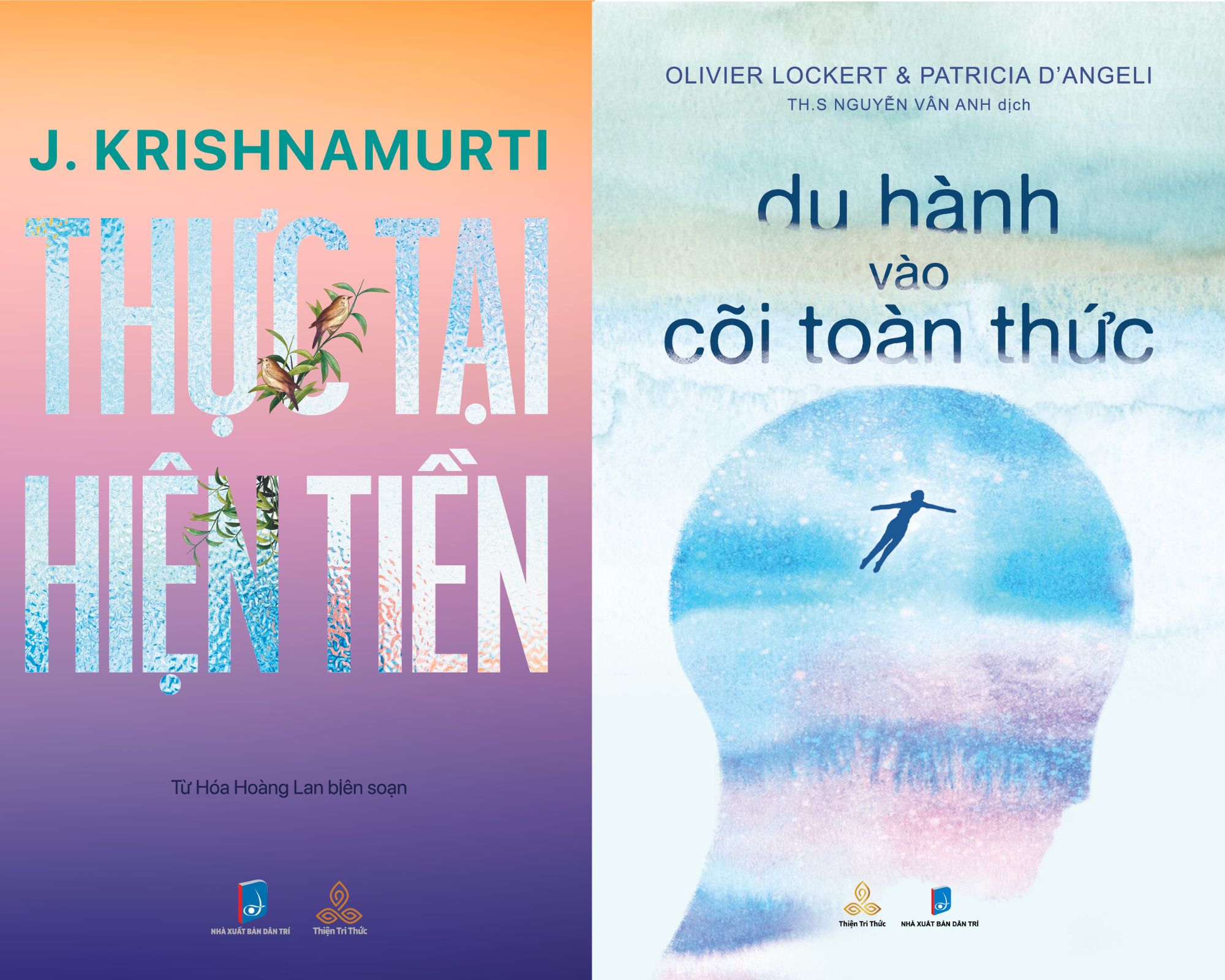 Combo Sách Krishnamurti Thực Tại Hiện Tiền và Du Hành Vào Cõi Toàn Thức