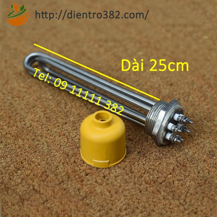 Thanh nhiệt inox 304 ren phi 47