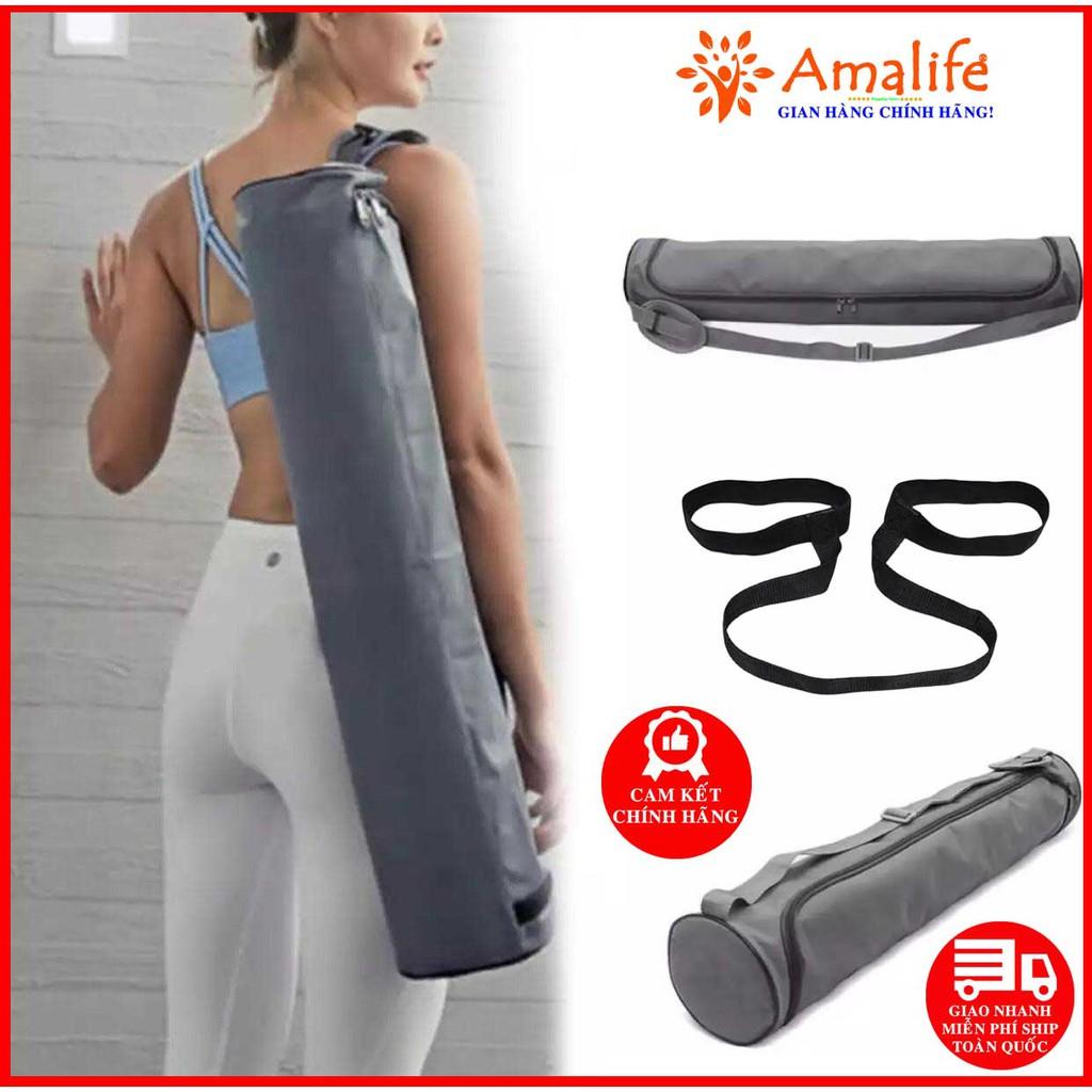 Túi Đựng Thảm Tập Yoga PU TPE 6mm Cao Cấp Tặng Kèm Dây Buộc Thảm Tập Yoga Chuyên Dụng - Chính Hãng Amalife