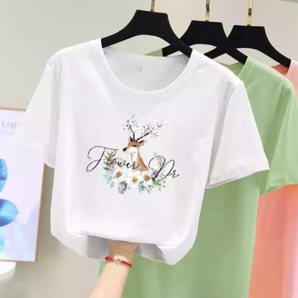 Áo Thun tay lỡ cho cả Nam và Nữ đẹp! Hình CON NAI