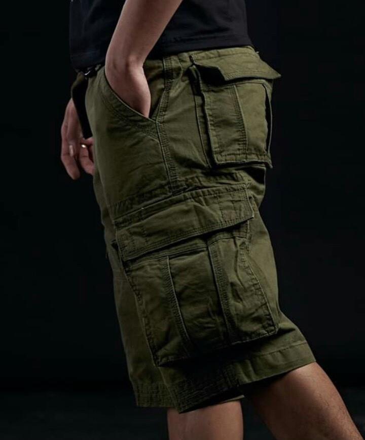 Quần Shorts Nam Túi Hộp Vuông Thời Trang