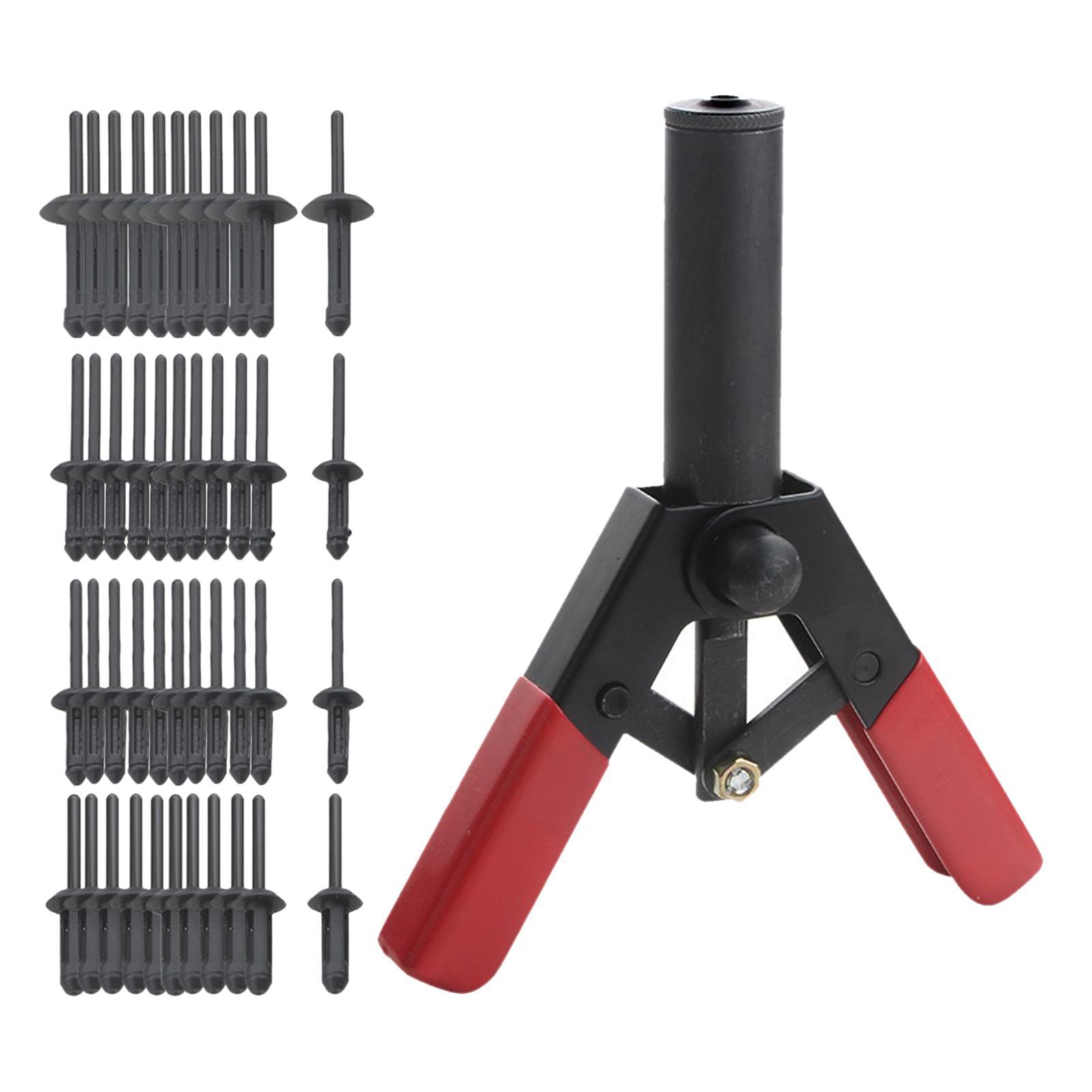 41 Pieces Pp Rivet Set Push Fasteners Rivet Clips Liner Fastener Rivet Replacement Set Nylon Fastener PP Rivet Clip