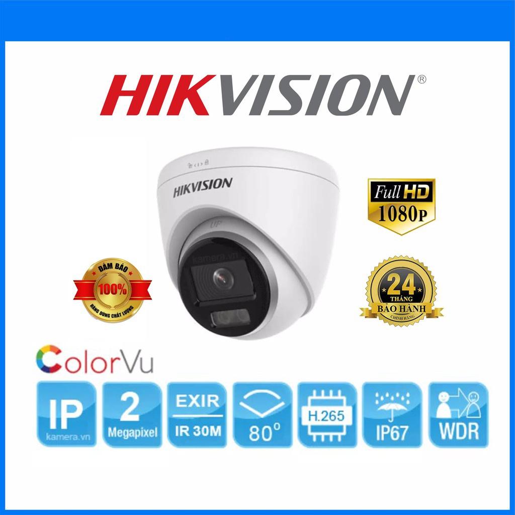 Camera IP DOME HIKVISION DS-2CD1327G0-L, có màu 24/7, tiêu chuẩn IP67 ngoài trời - Hàng chính hãng
