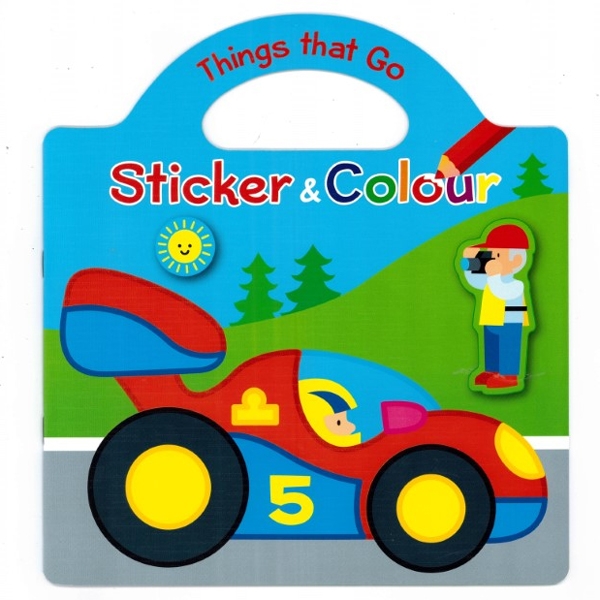 Things That Go Sticker &amp; Colour: Cars