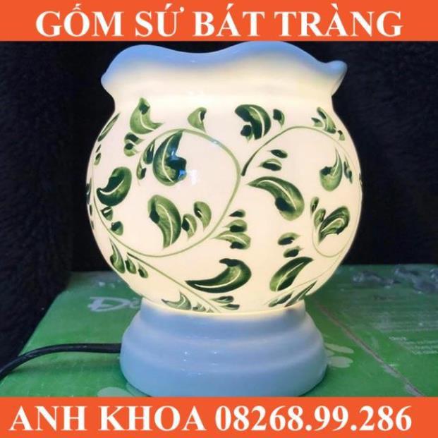 Đèn xông tinh dầu size to - Gốm sứ Bát Tràng Anh Khoa