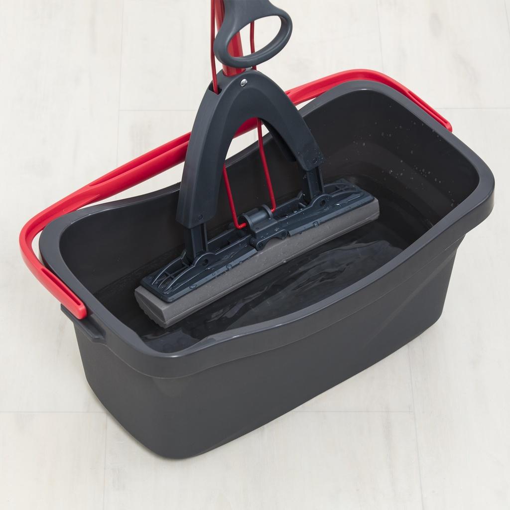 Thùng giặt cây lau nhà VILEDA Everyday Mop Bucket dung tích 11L, phù hợp cây lau tự vắt, bản rộng, chữ nhật - TSU160444