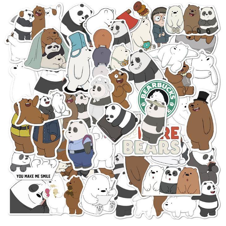 Sticker dán cao cấp GẤU Cực COOL ms#153