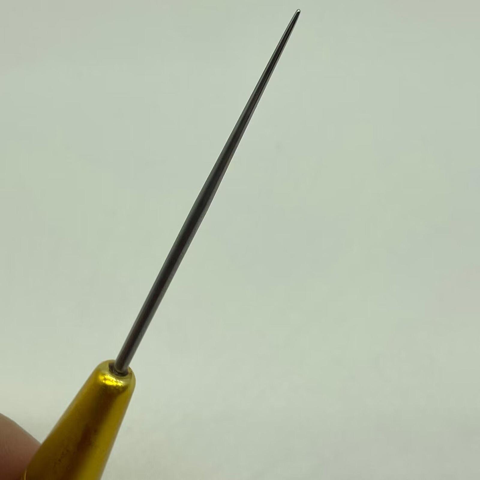 Durable Racquet Stringing Straight Awl String Guiding Sewing Awl Tennis Badminton Racket Stringing Tools for Making Hole Leathercraft Repair