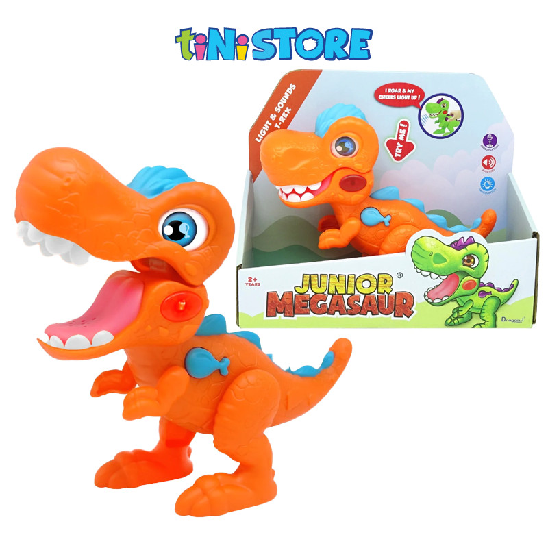 Đồ chơi khủng long T-rex có đèn và âm thanh Dragon Itoys