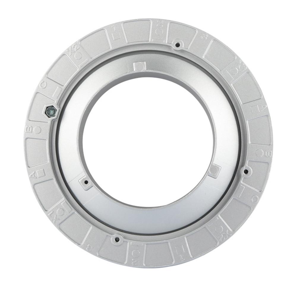 Bowens Mount Speed Ring Adapter Studio Accessory for LED Flash Light Replacement for Godox NiceFoto Jinbei