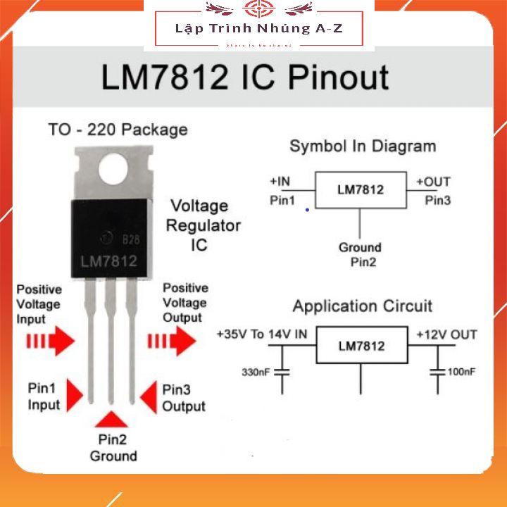 [Lập Trình Nhúng A-Z][138] IC Nguồn 7805 7809 7812 7815 7905 7912 7915 LM317