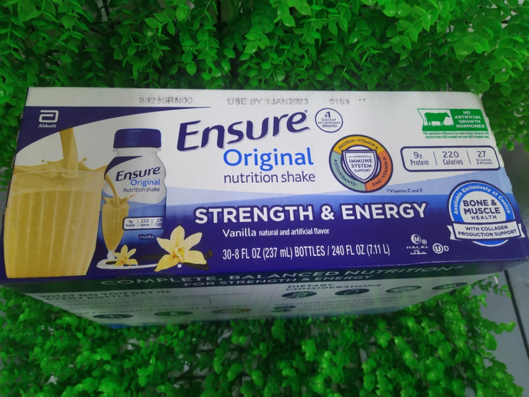 Thùng 30 Chai Sữa nước Ensure Original Nutrition Shake (237ml) - Nhập khẩu Mỹ