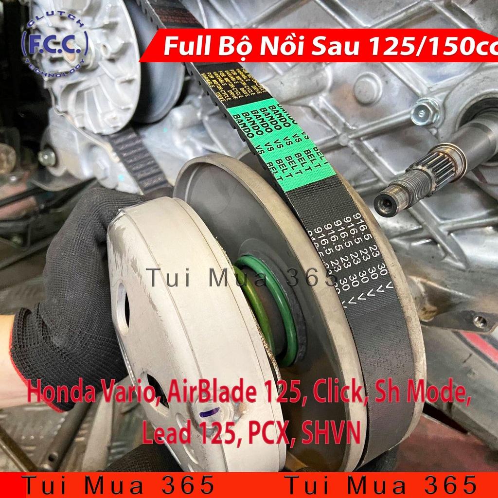 Full Nồi Sau FCC Honda Vario, AirBlade, Click, Sh Mode, Lead, PCX, SHVN, SH Ý, Dylan, A Còng