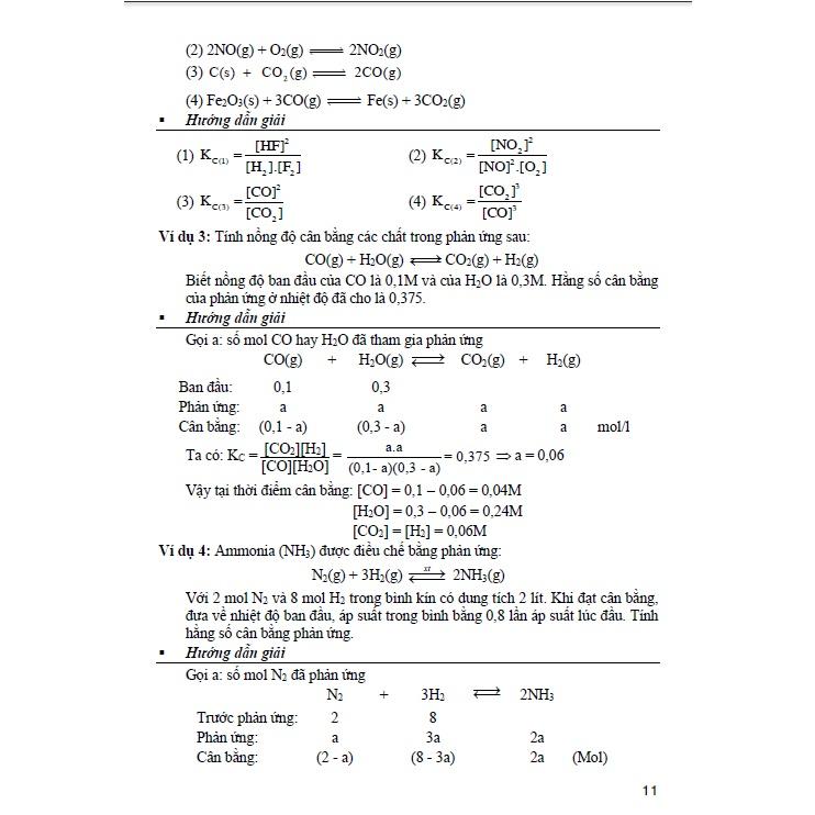 Sách tham khảo Hoá học 11 (dùng chung cho các bộ sgk hiện hành)